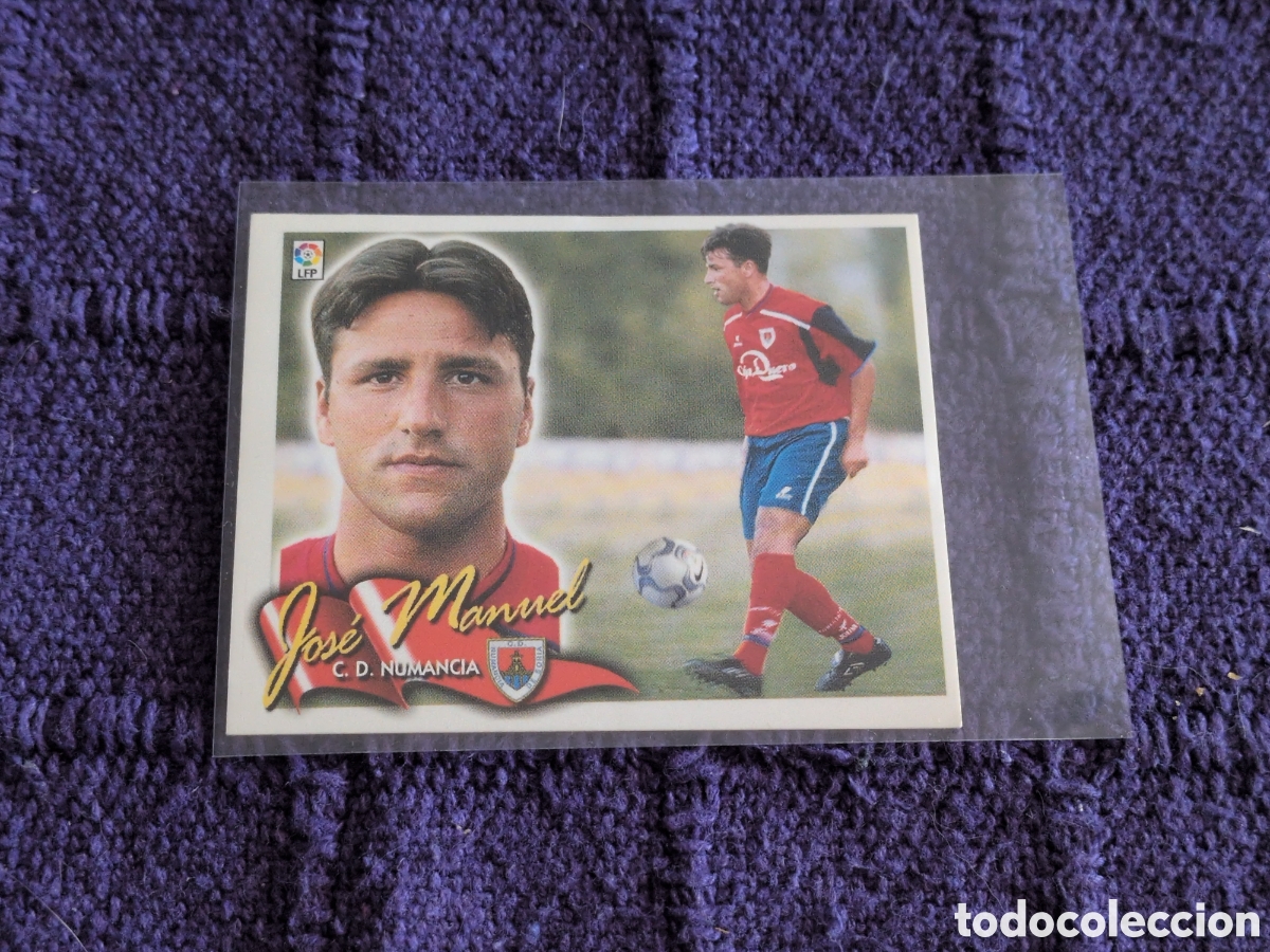Football Stickers: Numancia - Jos&eacute; Manuel - Fichaje n&ordm; 32 - Ediciones Este Liga 2000-2001, 00-01 - Nunca Pegado