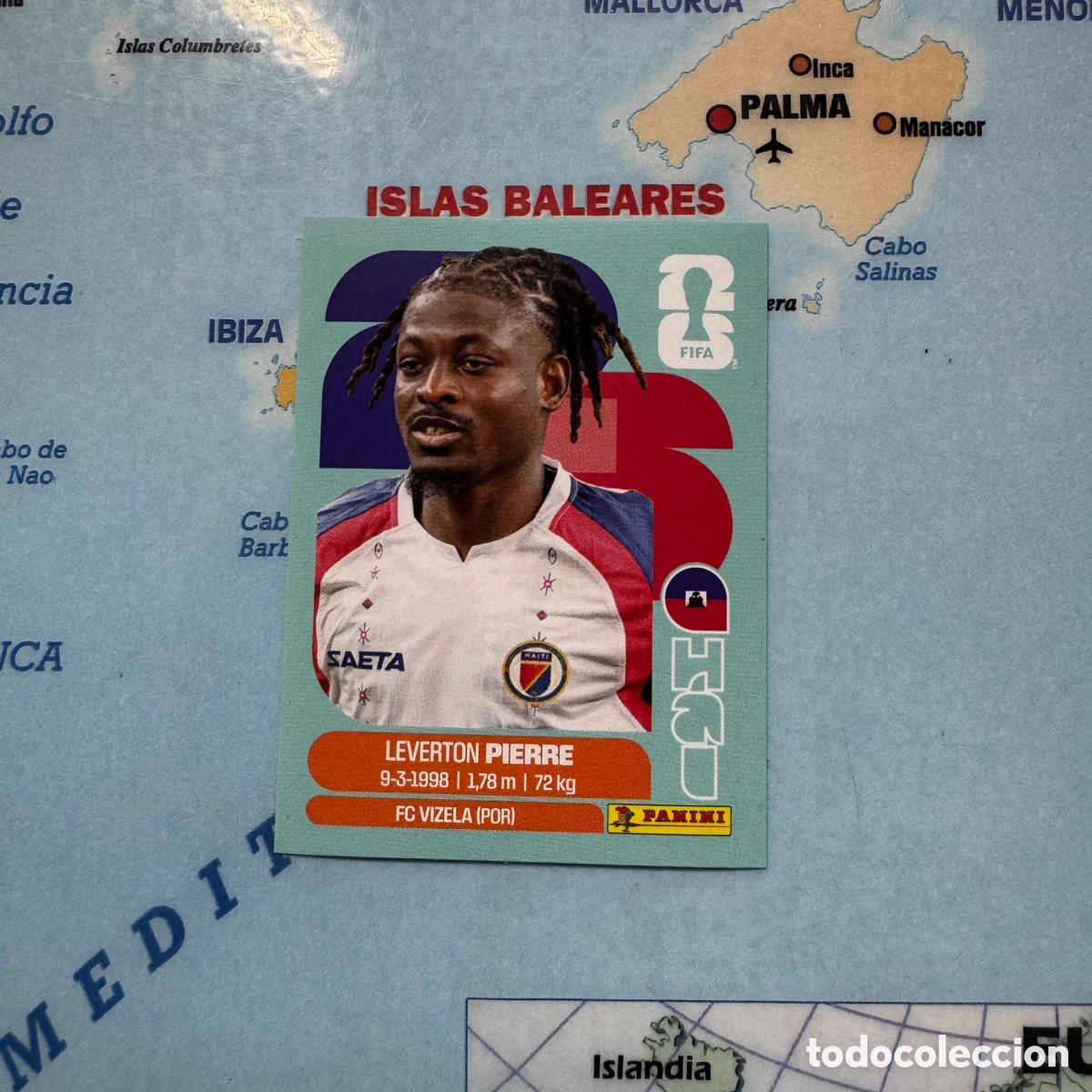 Football Stickers: Haiti n&uacute;mero 10 cromo panini Mundial Fifa World Cup 2026
