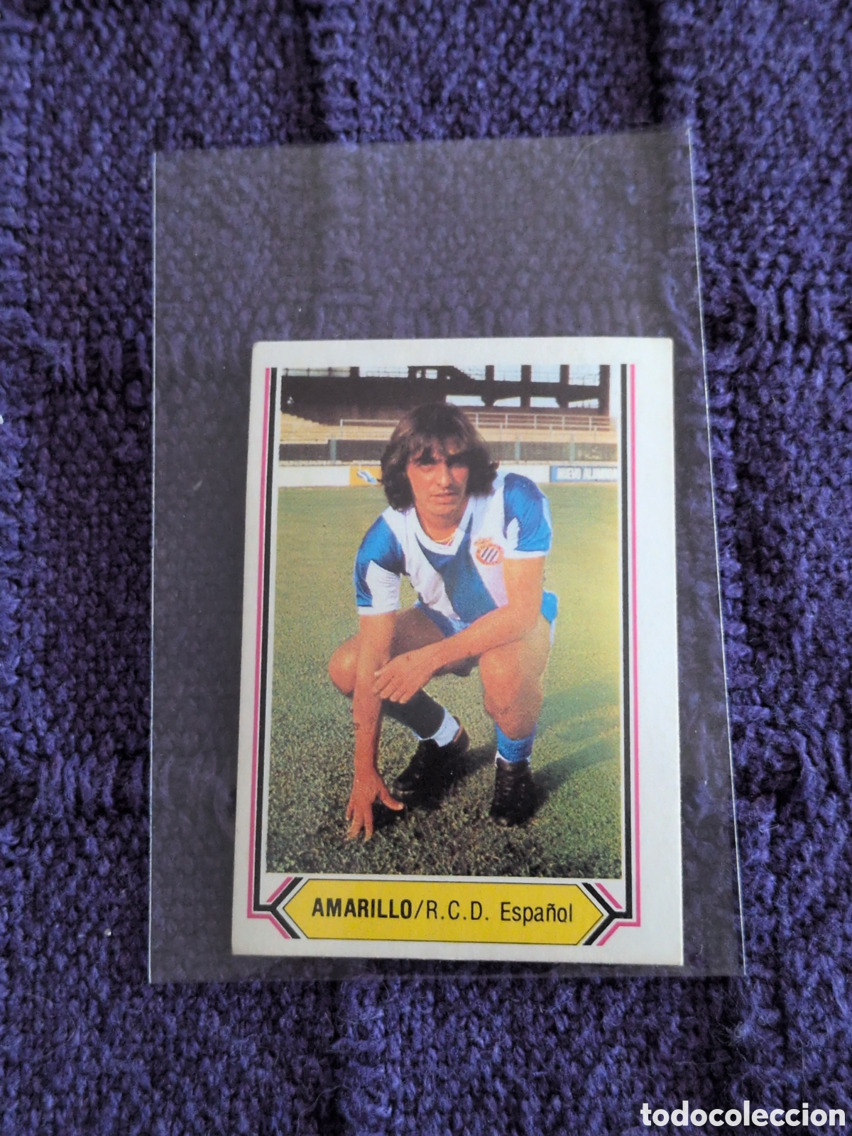 Football Stickers: AMARILLO. ESPA&Ntilde;OL. SIN PEGAR. EDICIONES ESTE LIGA 80/81. 1980/81. 1980/1981. NUNCA PEGADO