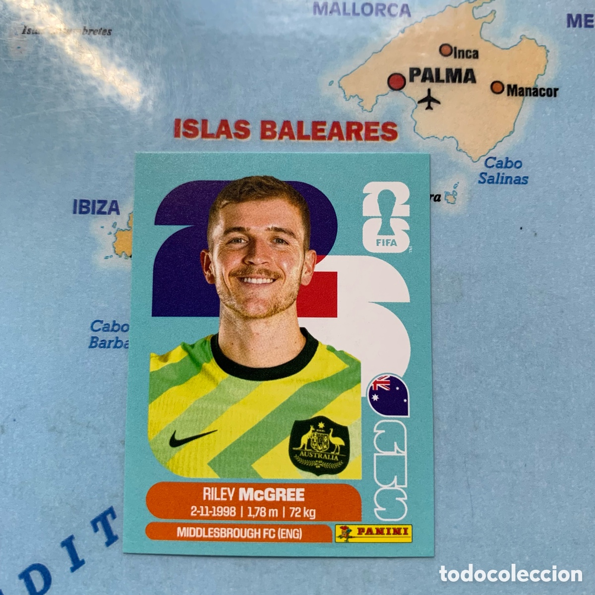 Cromos de f&uacute;tbol: Australia n&uacute;mero 12 cromo panini Mundial Fifa World Cup 2026