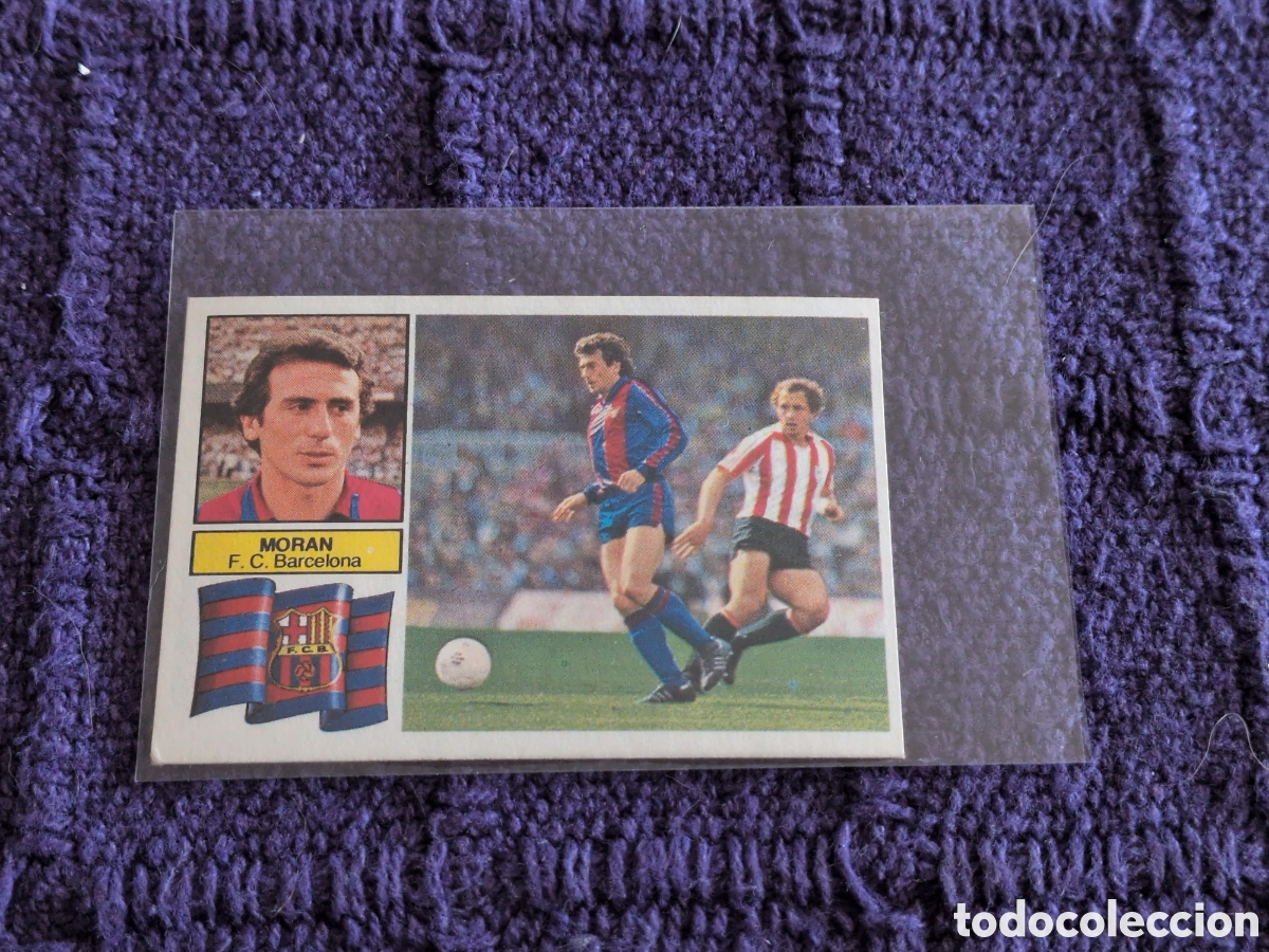Football Stickers: Cromo f&uacute;tbol liga 82 83 1982 1983 ediciones este nuevo sin pegar sin FCB Barcelona versi&oacute;n Mor&aacute;n