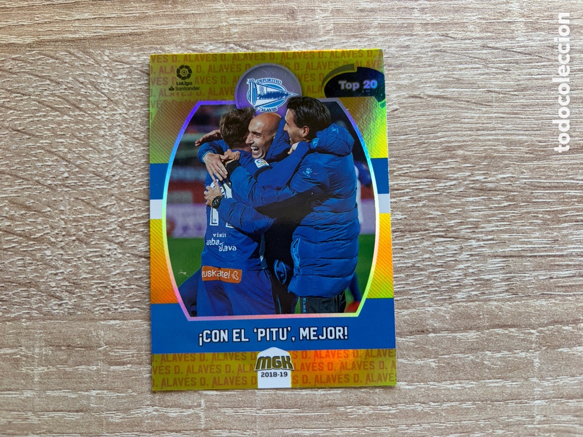 Cromos de f&uacute;tbol: 23 TOP 20 MEGACRACKS MGK 2018 2019 18 19 D ALAV&Eacute;S