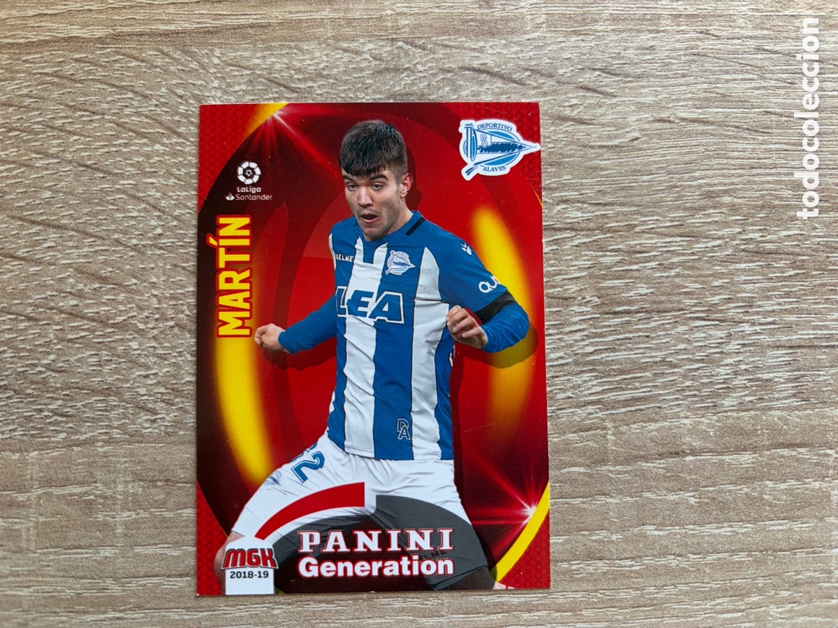 Cromos de f&uacute;tbol: 24 MART&Iacute;N PANINI GENERATION MEGACRACKS MGK 2018 2019 18 19 D ALAV&Eacute;S