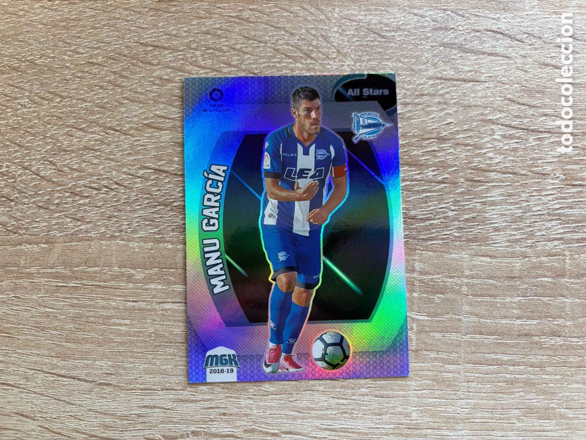 Cromos de f&uacute;tbol: 26 MANU GARC&Iacute;A ALL STARS PLATA MEGACRACKS MGK 2018 2019 18 19 D ALAV&Eacute;S
