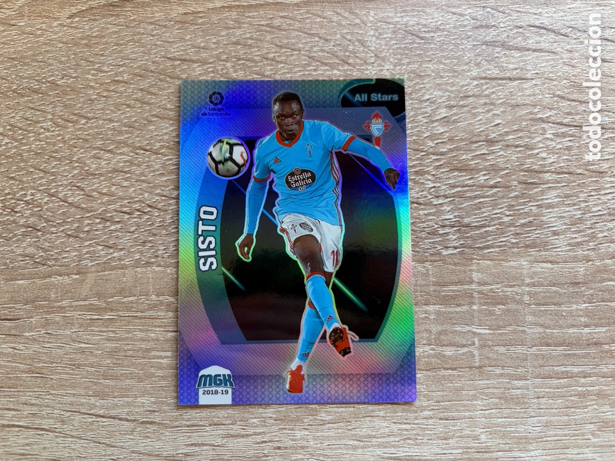 Cromos de f&uacute;tbol: 161 SISTO ALL STARS PLATA MEGACRACKS MGK 2018 2019 18 19 RC CELTA