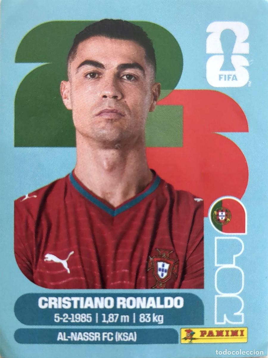 Cromos de f&uacute;tbol: Cromo sticker Panini Mundial 2026 Cristiano Ronaldo Portugal