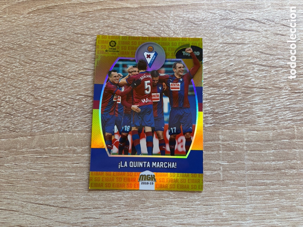 Cromos de f&uacute;tbol: 185 TOP 20 MEGACRACKS MGK 2018 2019 18 19 SD EIBAR