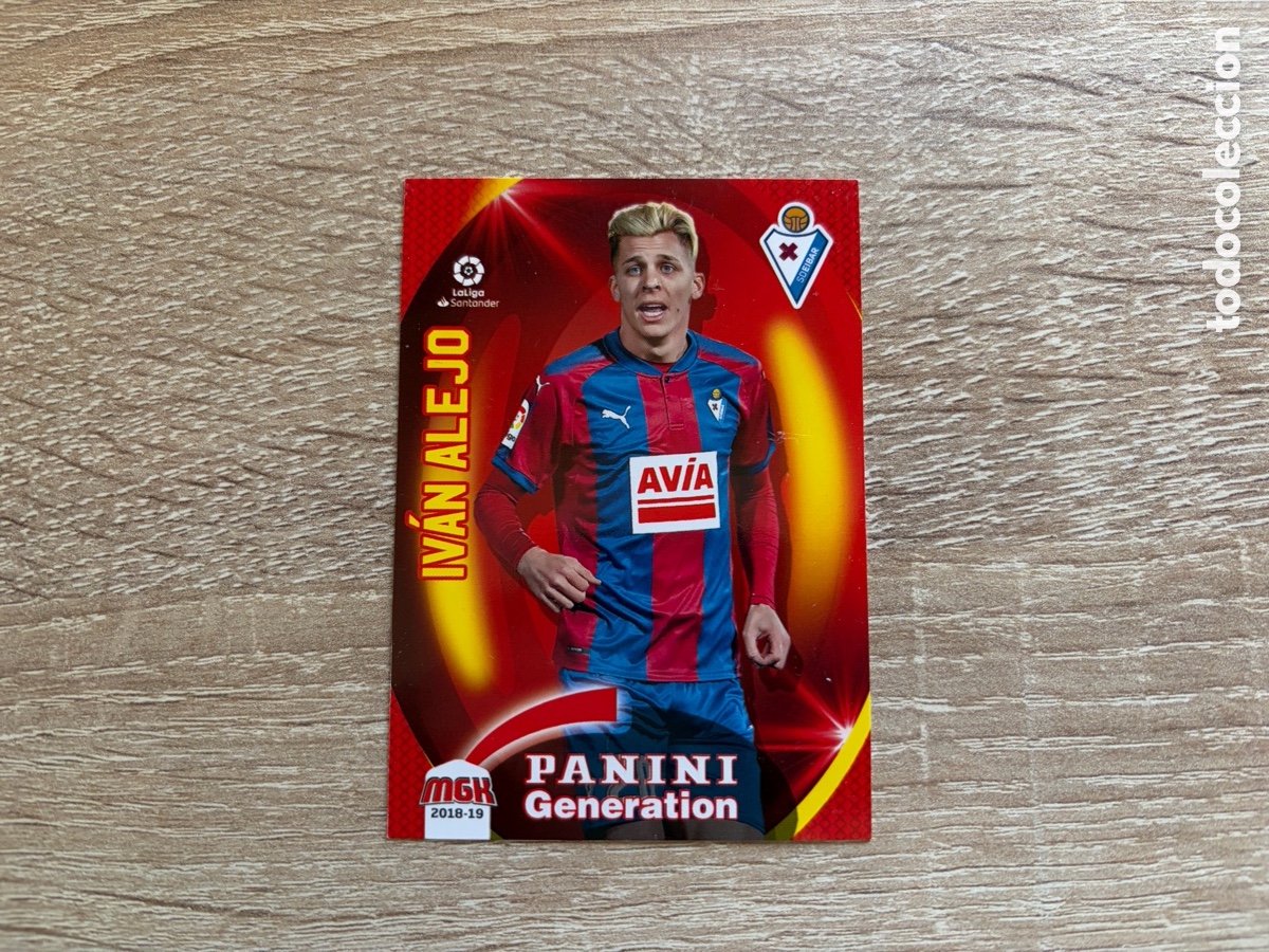 Cromos de f&uacute;tbol: 186 IV&Aacute;N ALEJO PANINI GENERATION MEGACRACKS MGK 2018 2019 18 19 SD EIBAR