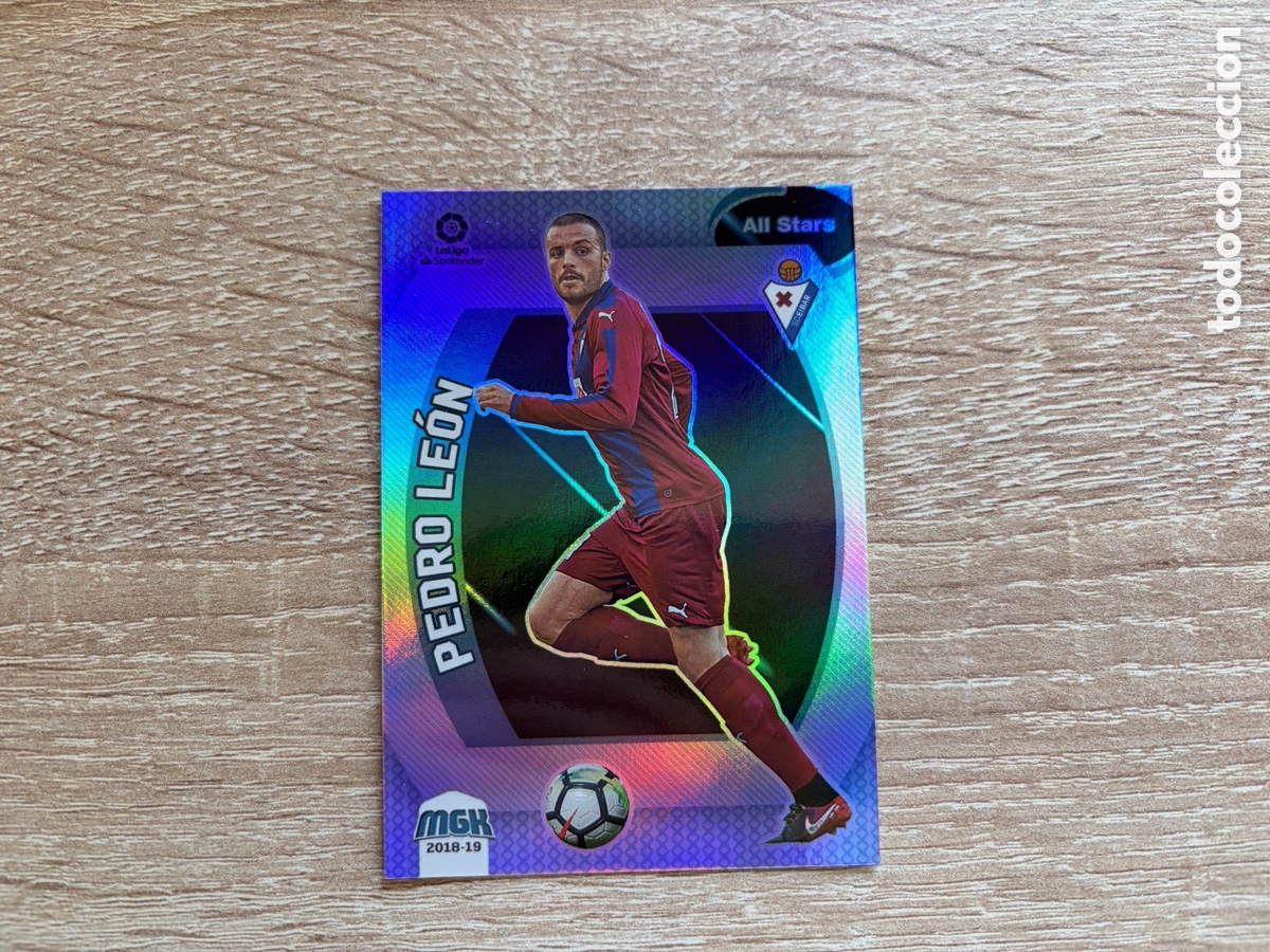 Cromos de f&uacute;tbol: 188 PEDRO LE&Oacute;N ALL STARS PLATA MEGACRACKS MGK 2018 2019 18 19 SD EIBAR
