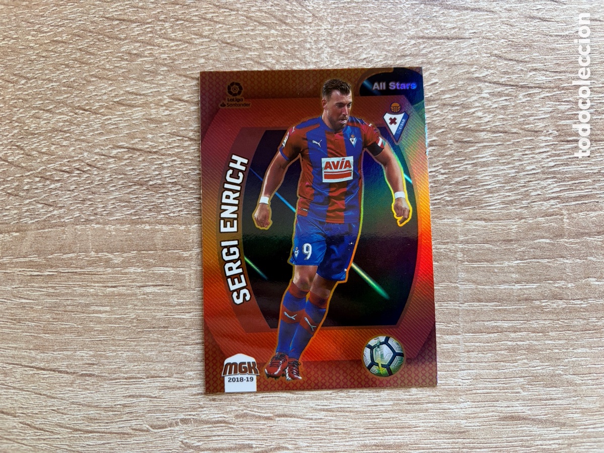 Cromos de f&uacute;tbol: 189 SERGI ENRICH ALL STARS BRONCE MEGACRACKS MGK 2018 2019 18 19 SD EIBAR