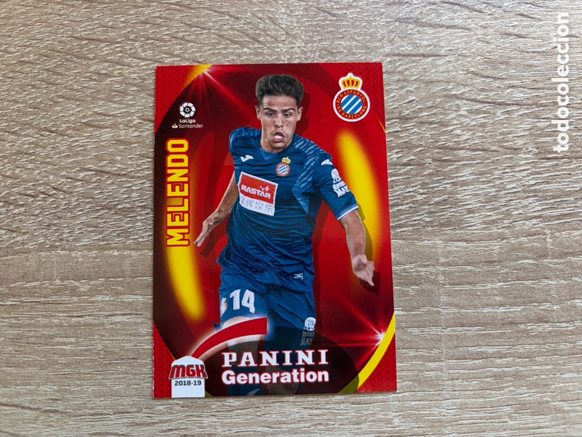Cromos de f&uacute;tbol: 213 MELENDO PANINI GENERATION MEGACRACKS MGK 2018 2019 18 19 RCD ESPANYOL