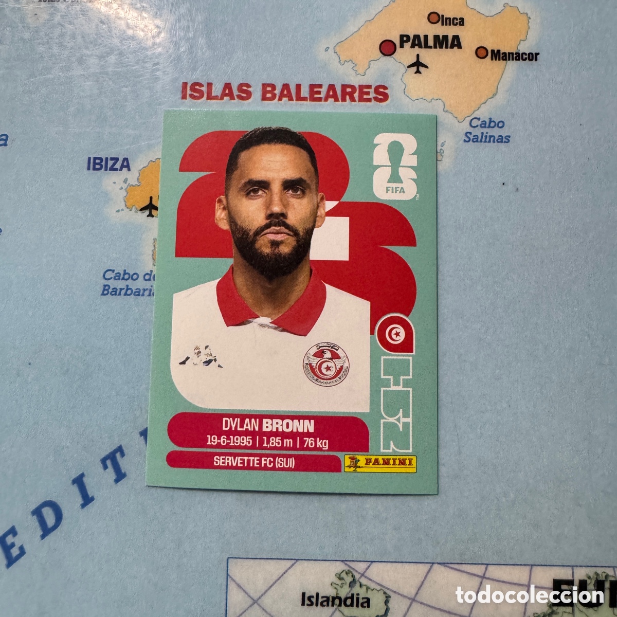 Cromos de f&uacute;tbol: Tunez n&uacute;mero 8 cromo panini Mundial Fifa World Cup 2026