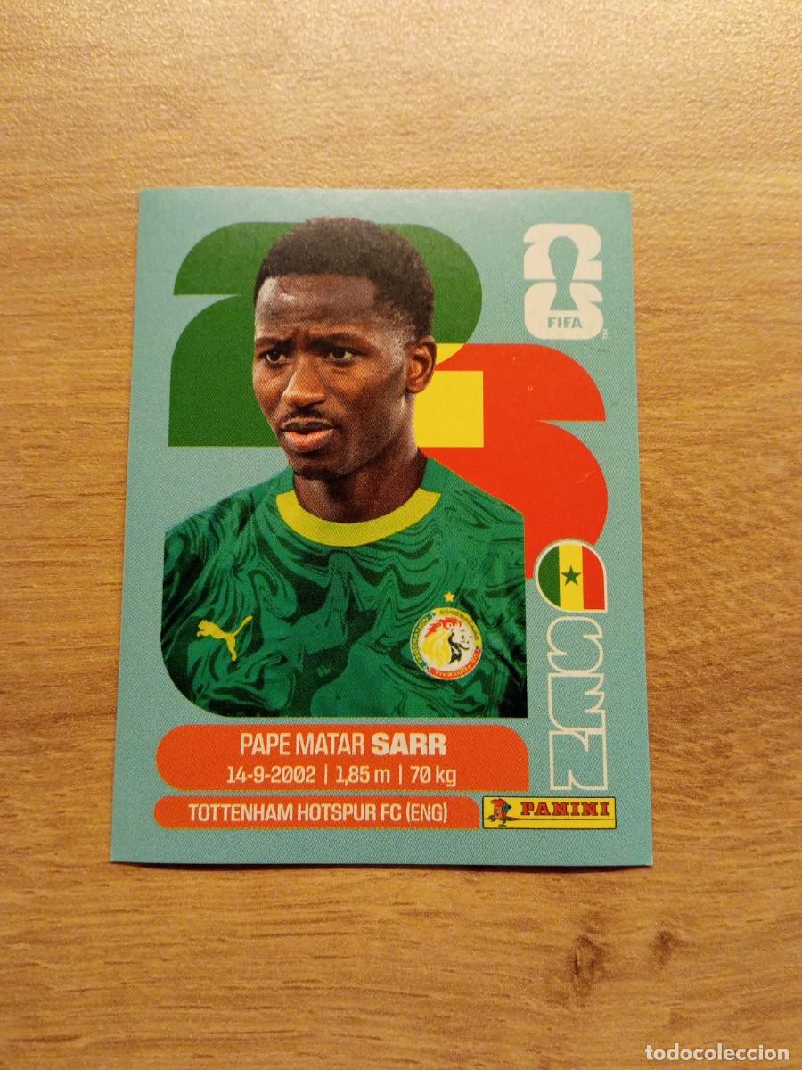 Cromos de f&uacute;tbol: Sarr, cromo 10, Senegal, mundial 2026, Panini