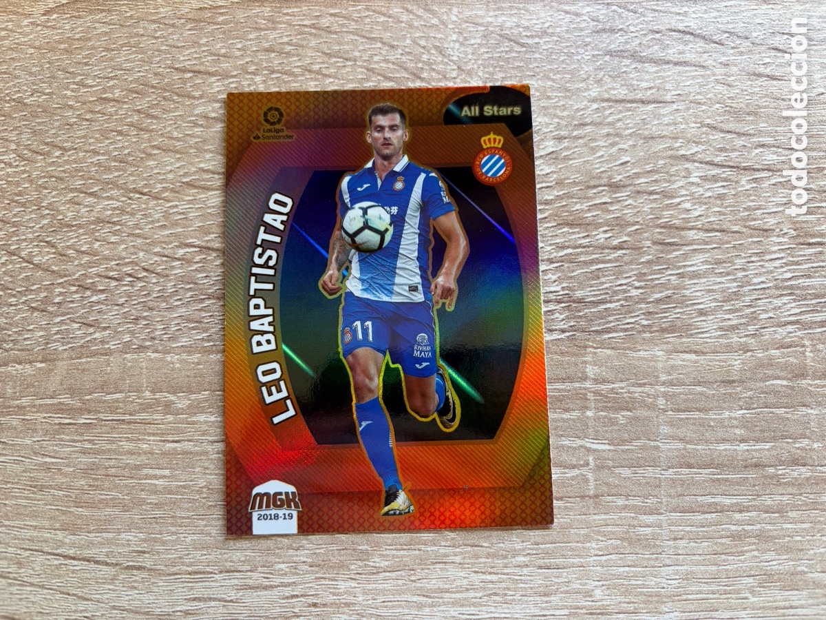 Cromos de f&uacute;tbol: 216 LEO BAPTISTAO ALL STARS BRONCE MEGACRACKS MGK 2018 2019 18 19 RCD ESPANYOL