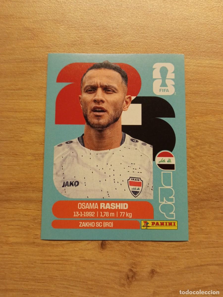 Cromos de f&uacute;tbol: Rashid, cromo 17 Iraq, mundial 2026, Panini