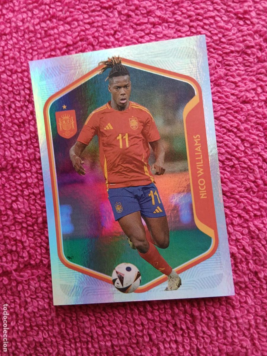 Cromos de f&uacute;tbol: espa&ntilde;a 2026 60 nico williams selecci&oacute;n espa&ntilde;ola panini carrefour family (A)