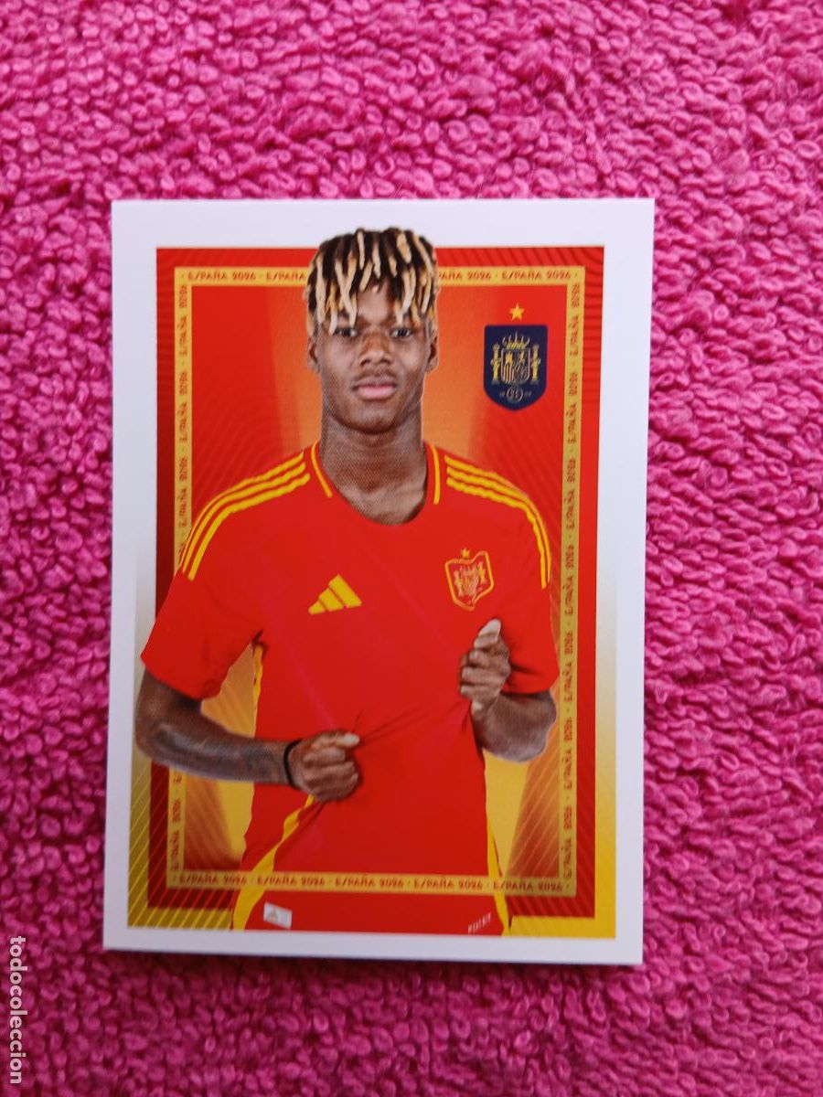 Cromos de f&uacute;tbol: espa&ntilde;a 2026 59 nico williams selecci&oacute;n espa&ntilde;ola panini carrefour family (A)