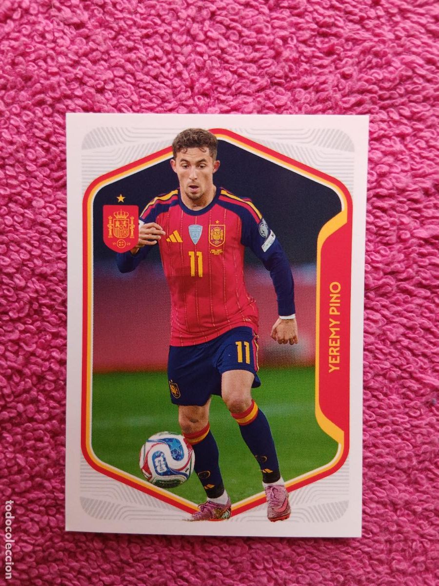 Cromos de f&uacute;tbol: espa&ntilde;a 2026 58 yeremi pino selecci&oacute;n espa&ntilde;ola panini carrefour family (A)