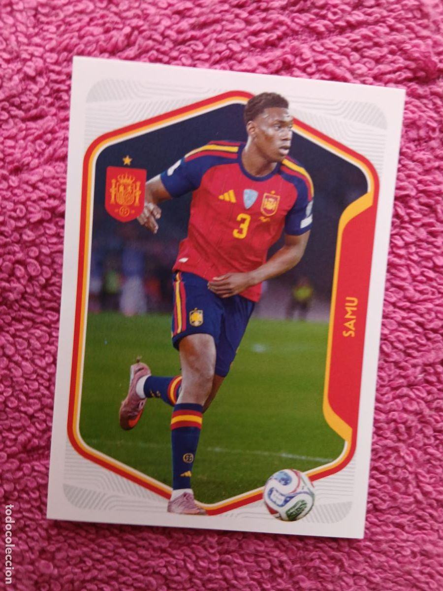 Cromos de f&uacute;tbol: espa&ntilde;a 2026 57 samu selecci&oacute;n espa&ntilde;ola panini carrefour family (A)