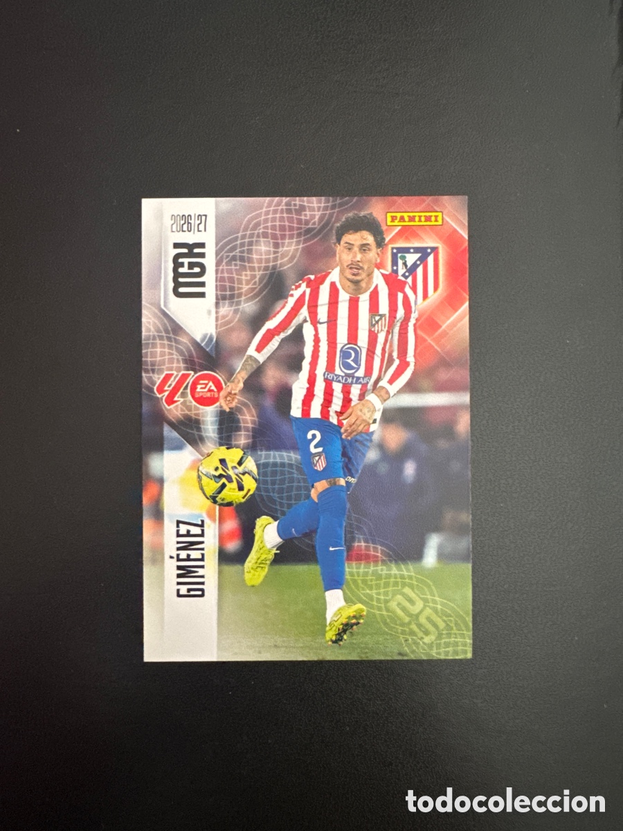 Cromos de f&uacute;tbol: GIMENEZ ATL&Eacute;TICO DE MADRID NUMERO 61 MEGACRACKS 2026 2027