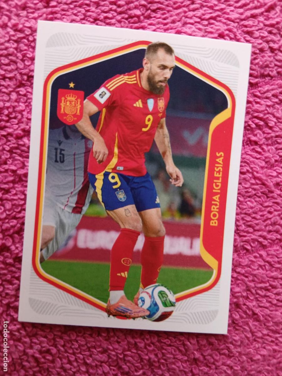 Cromos de f&uacute;tbol: espa&ntilde;a 2026 56 borja iglesias selecci&oacute;n espa&ntilde;ola panini carrefour family (A)