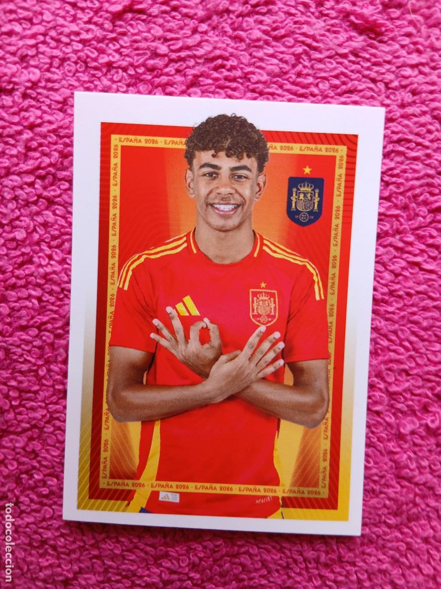 Cromos de f&uacute;tbol: espa&ntilde;a 2026 49 lamine yamal selecci&oacute;n espa&ntilde;ola panini carrefour family (A)
