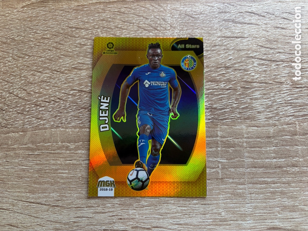 Cromos de f&uacute;tbol: 241 DJEN&Eacute; ALL STARS ORO MEGACRACKS MGK 2018 2019 18 19 GETAFE CF