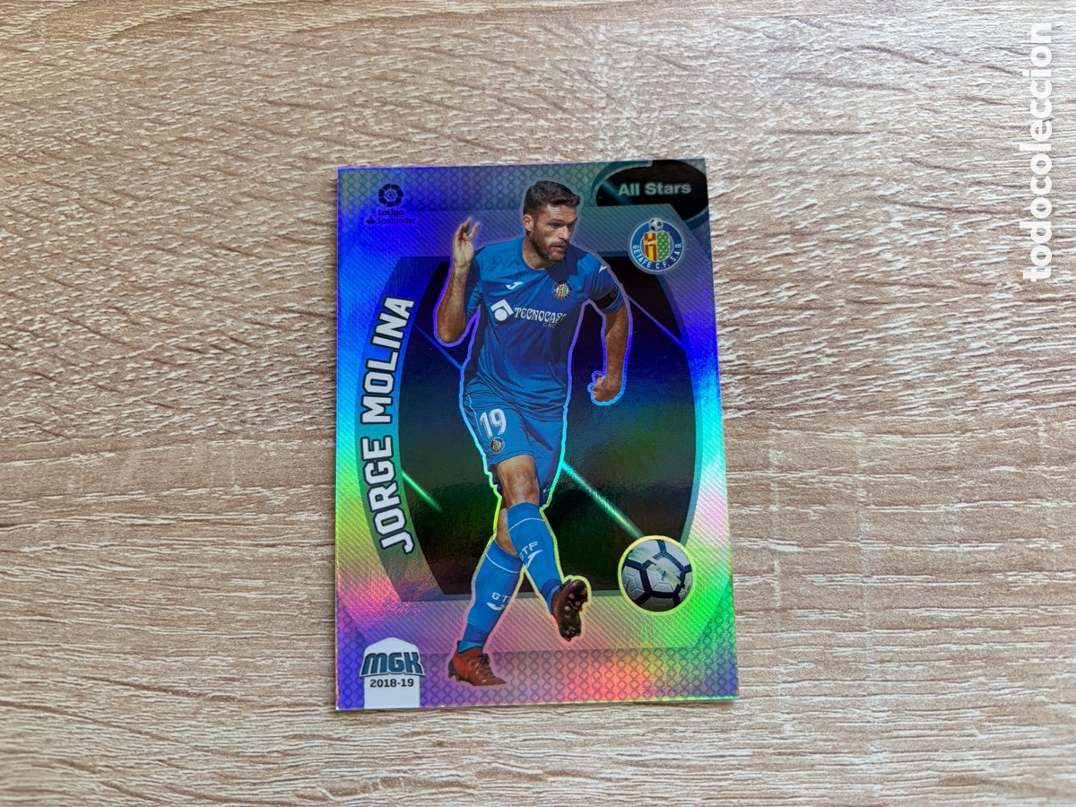 Cromos de f&uacute;tbol: 242 JORGE MOLINA ALL STARS PLATA MEGACRACKS MGK 2018 2019 18 19 GETAFE CF