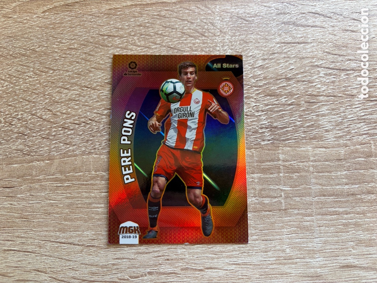 Cromos de f&uacute;tbol: 270 PERE PONS ALL STARS BRONCE MEGACRACKS MGK 2018 2019 18 19 GIRONA FC