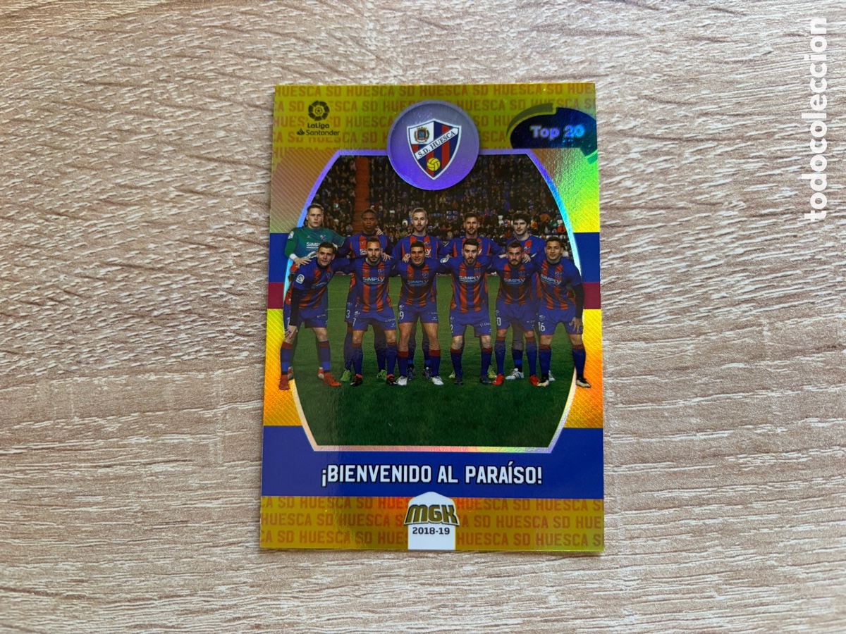 Cromos de f&uacute;tbol: 293 TOP 20 MEGACRACKS MGK 2018 2019 18 19 SD HUESCA