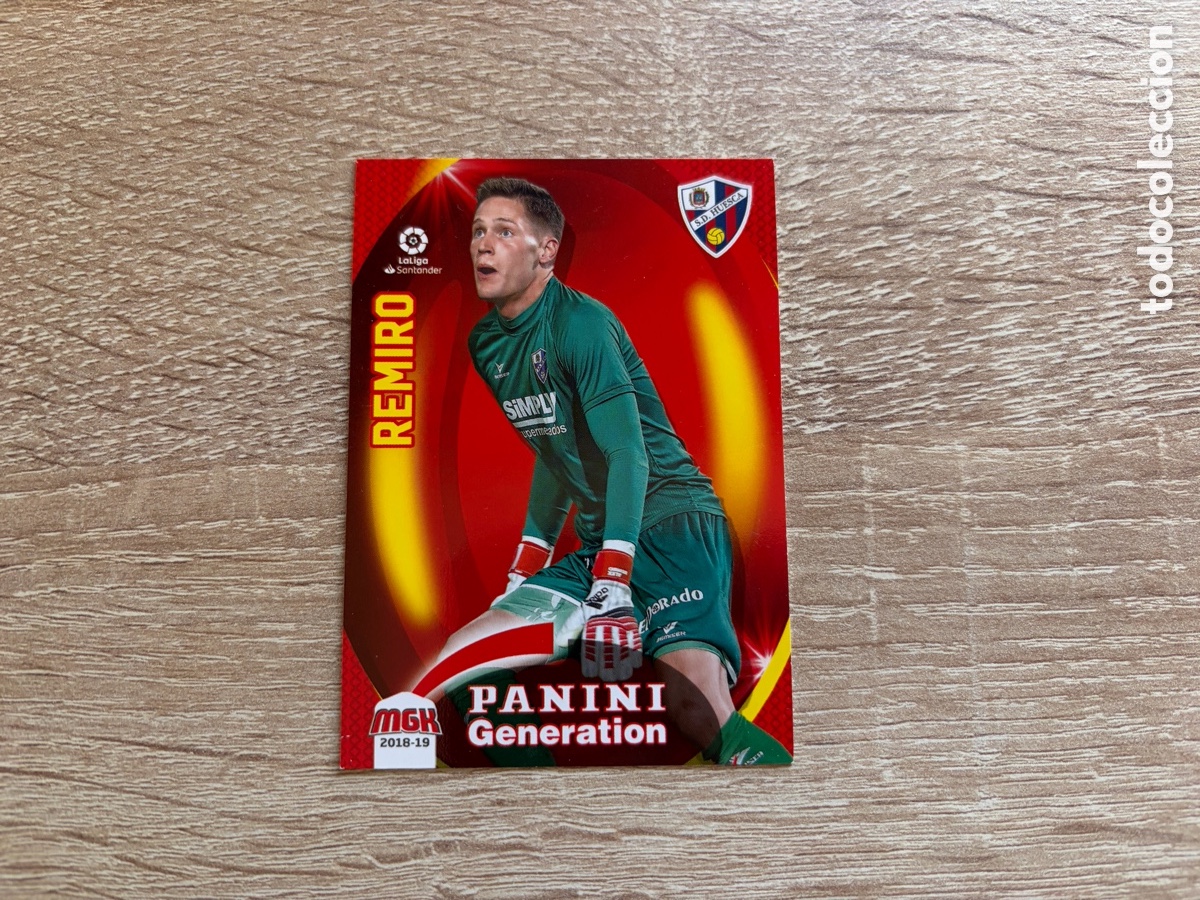 Cromos de f&uacute;tbol: 294 REMIRO PANINI GENERATION MEGACRACKS MGK 2018 2019 18 19 SD HUESCA