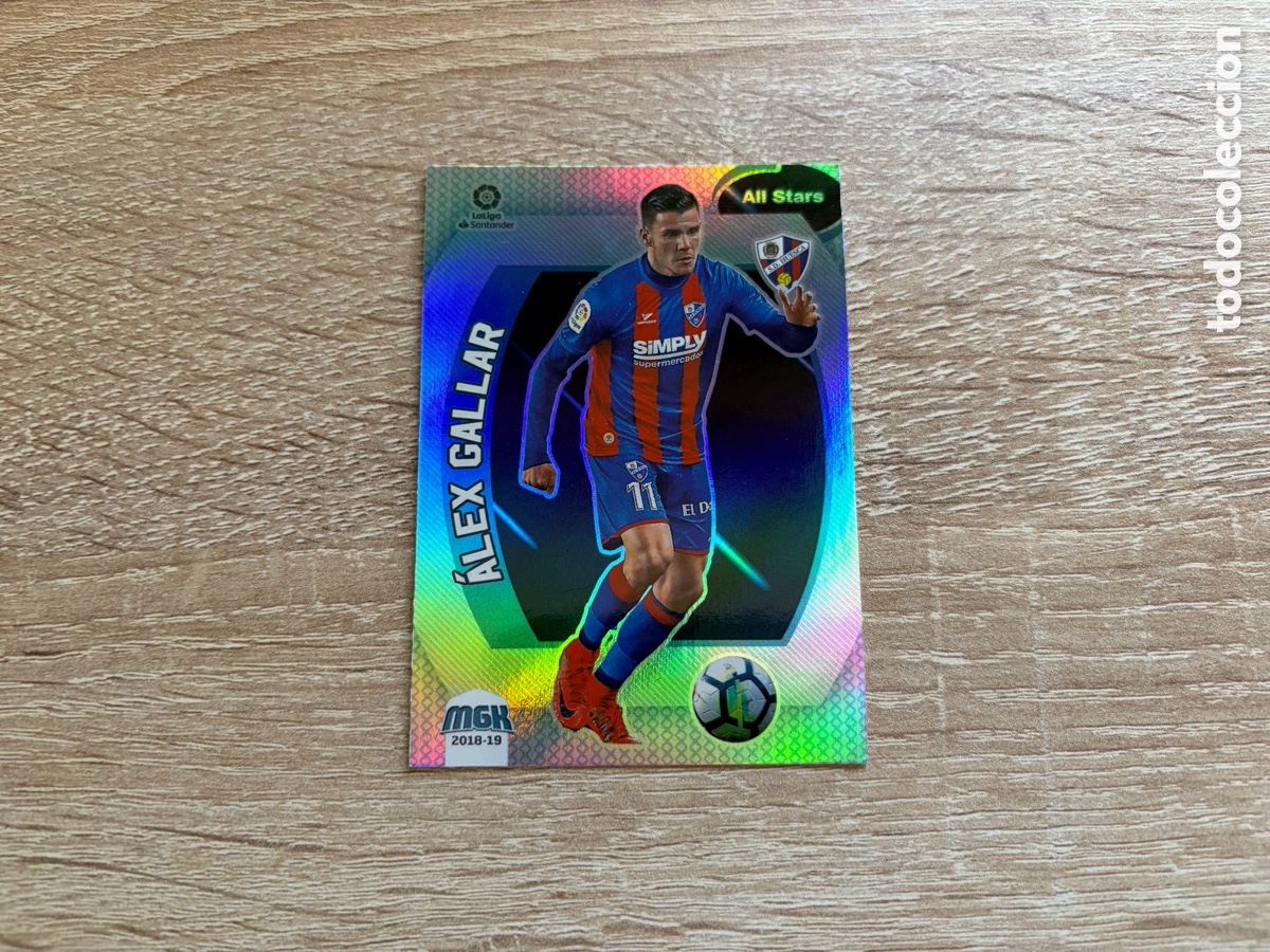 Cromos de f&uacute;tbol: 296 &Aacute;LEX GALLAR ALL STARS PLATA MEGACRACKS MGK 2018 2019 18 19 SD HUESCA