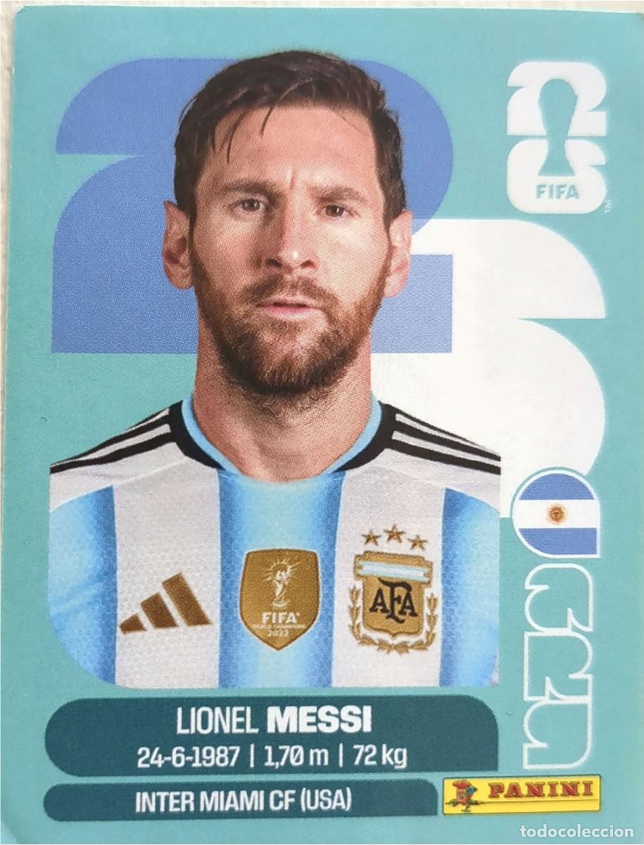 Cromos de f&uacute;tbol: Leo Messi ARG 17 Sticker Panini FIFA World Cup 2026 Argentina