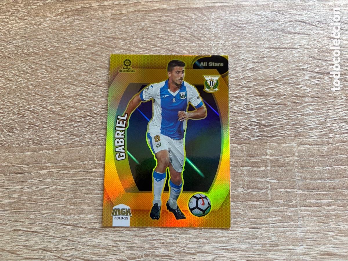 Cromos de f&uacute;tbol: 322 GABRIEL ALL STARS ORO MEGACRACKS MGK 2018 2019 18 19 CD LEGAN&Eacute;S