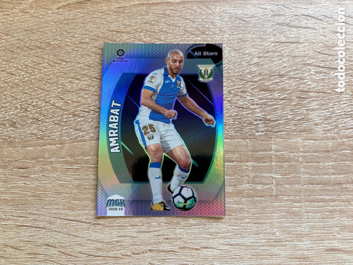 Cromos de f&uacute;tbol: 323 AMRABAT ALL STARS PLATA MEGACRACKS MGK 2018 2019 18 19 CD LEGAN&Eacute;S