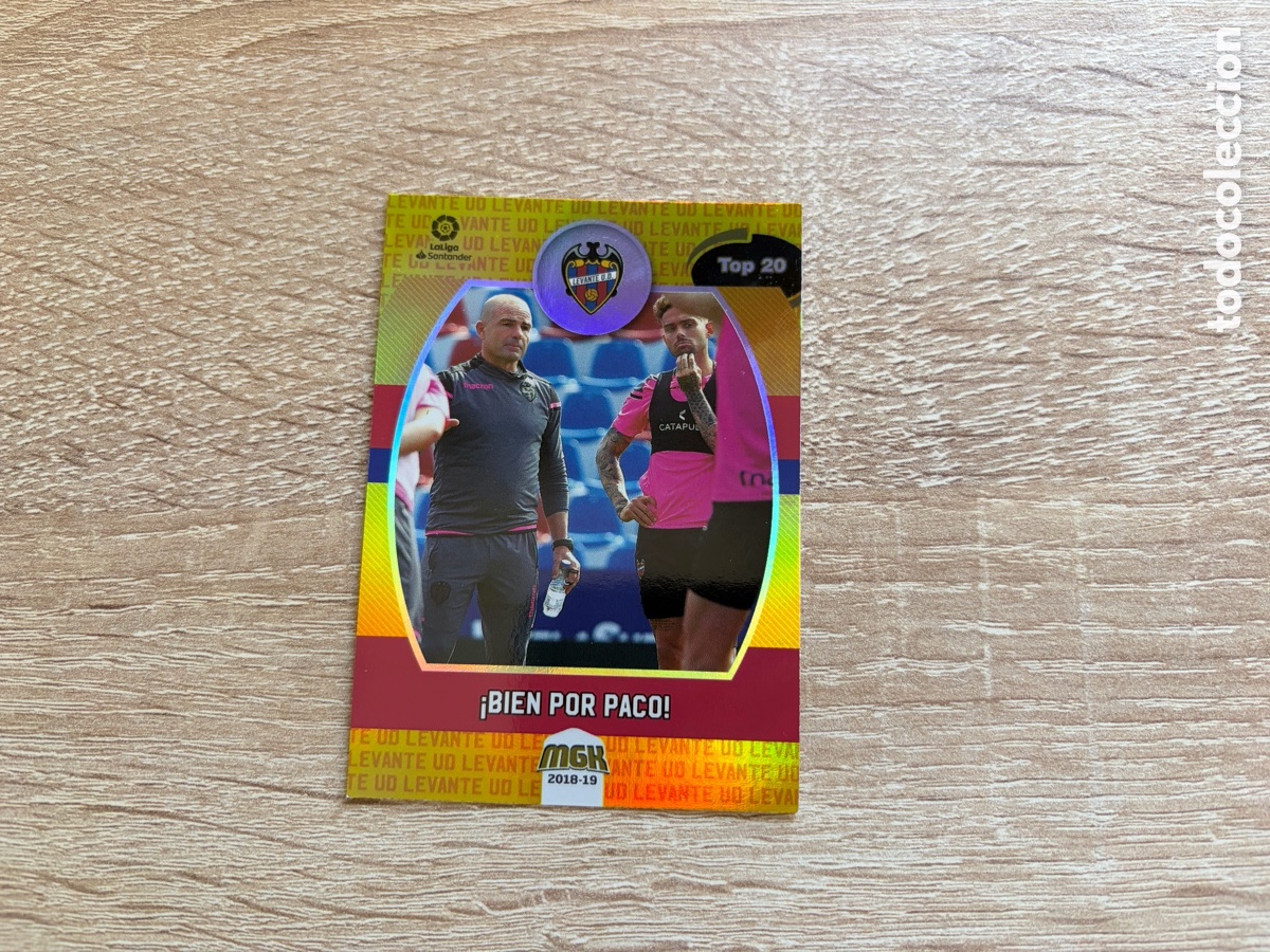 Cromos de f&uacute;tbol: 347 TOP 20 MEGACRACKS MGK 2018 2019 18 19 LEVANTE UD