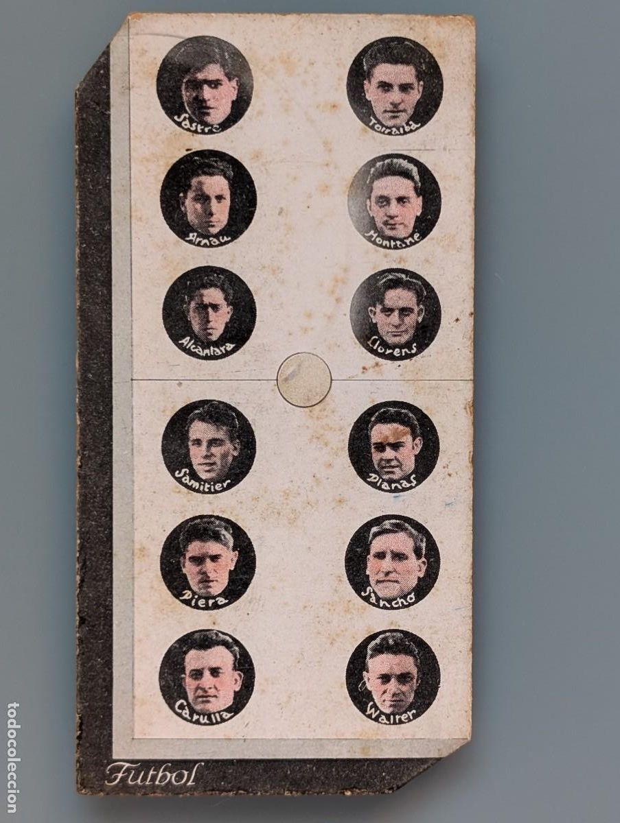Cromos de Futebol: VERY RARE CARD FC BARCELONA ALC&Aacute;NTARA SAMITIER SANCHO PIERA DOMINO DEPORTIVO FOOTBALL TOP STARS 20's