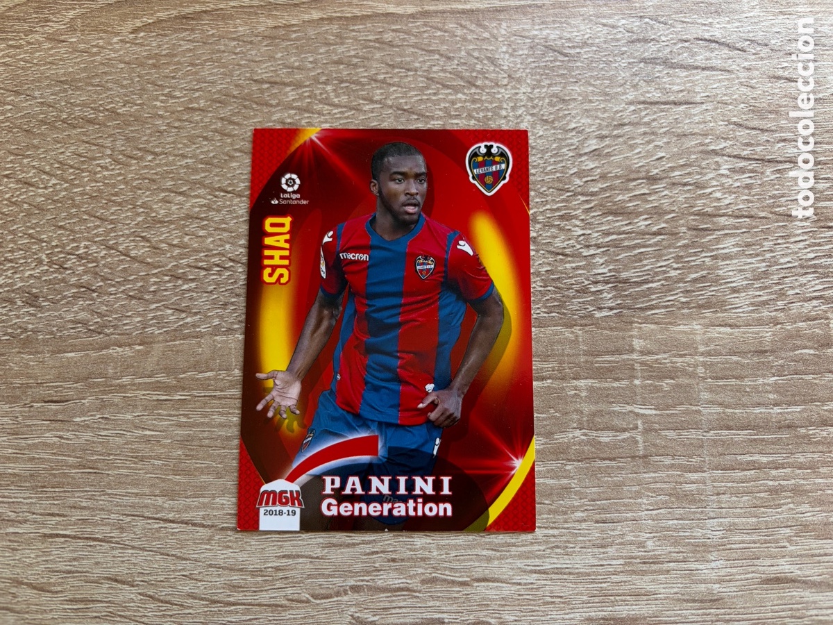 Cromos de Futebol: 348 SHAQ PANINI GENERATION MEGACRACKS MGK 2018 2019 18 19 LEVANTE UD