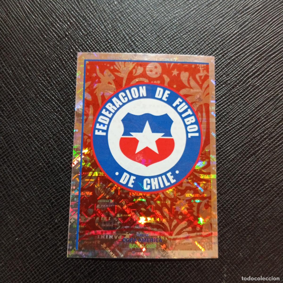 Cromos de Futebol: 305 ESCUDO CHILE PANINI COPA AMERICA BRASIL 2019 CROMO FUTBOL 19 - SIN PEGAR