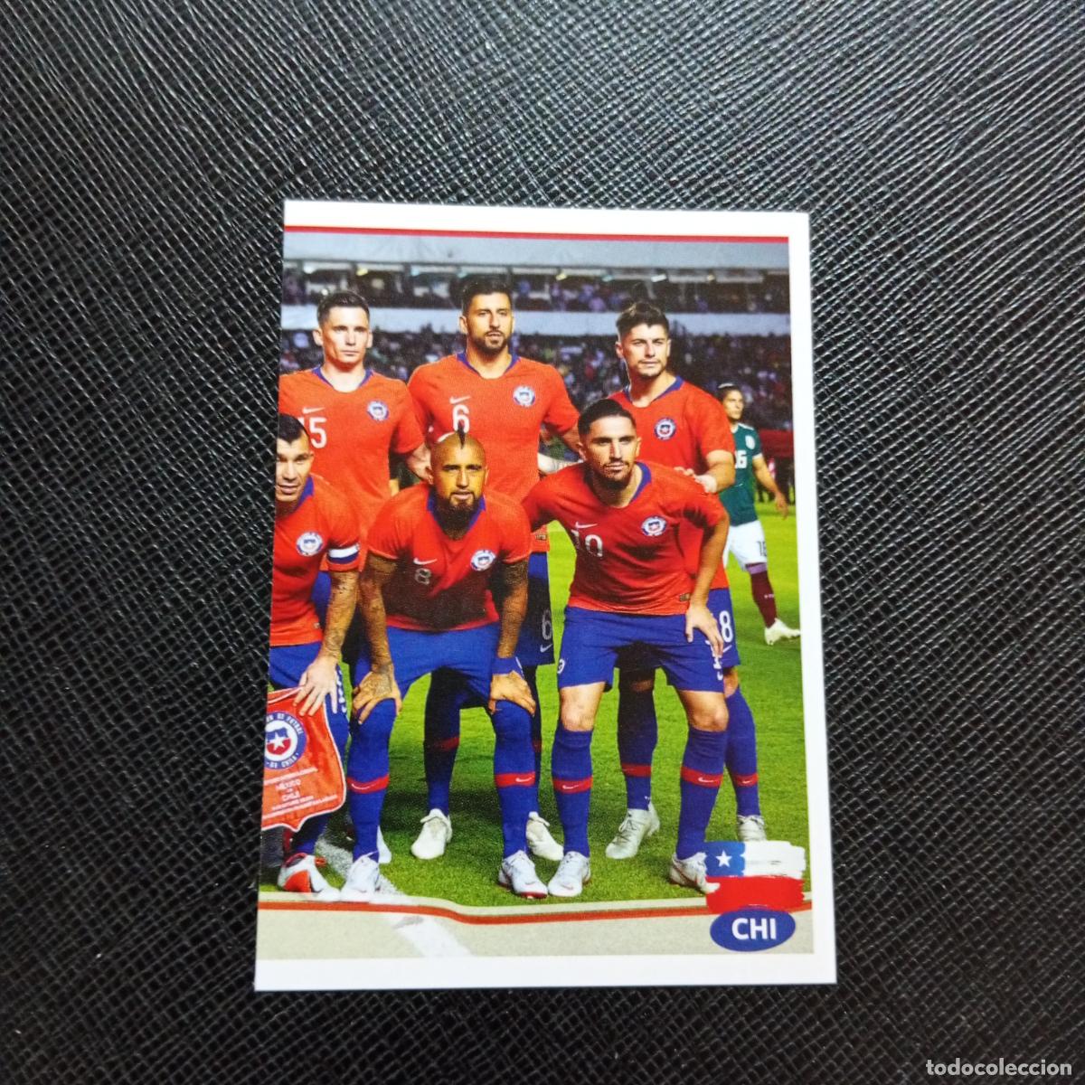 Cromos de f&uacute;tbol: 307 ALINEACION CHILE PANINI COPA AMERICA BRASIL 2019 CROMO FUTBOL 19 - SIN PEGAR