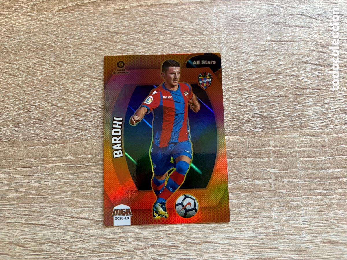 Cromos de f&uacute;tbol: 351 BARDHI ALL STARS BRONCE MEGACRACKS MGK 2018 2019 18 19 LEVANTE UD