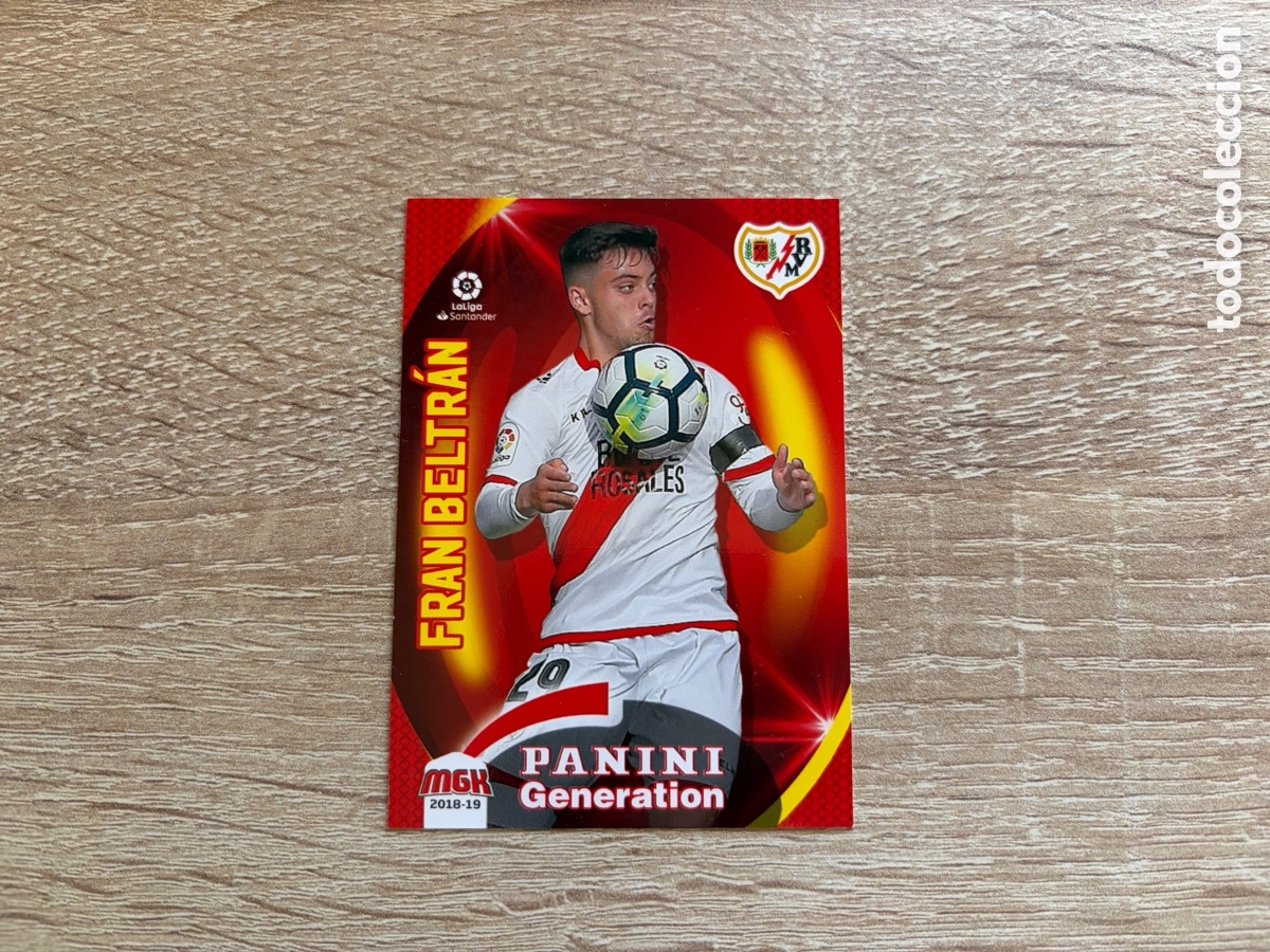 Cromos de f&uacute;tbol: 402 FRAN BELTR&Aacute;N PANINI GENERATION MEGACRACKS MGK 2018 2019 18 19 RAYO VALLECANO