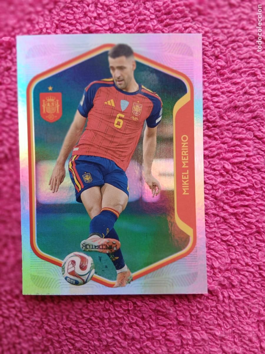 Cromos de f&uacute;tbol: espa&ntilde;a 2026 42 mikel merino selecci&oacute;n espa&ntilde;ola panini carrefour family (A)