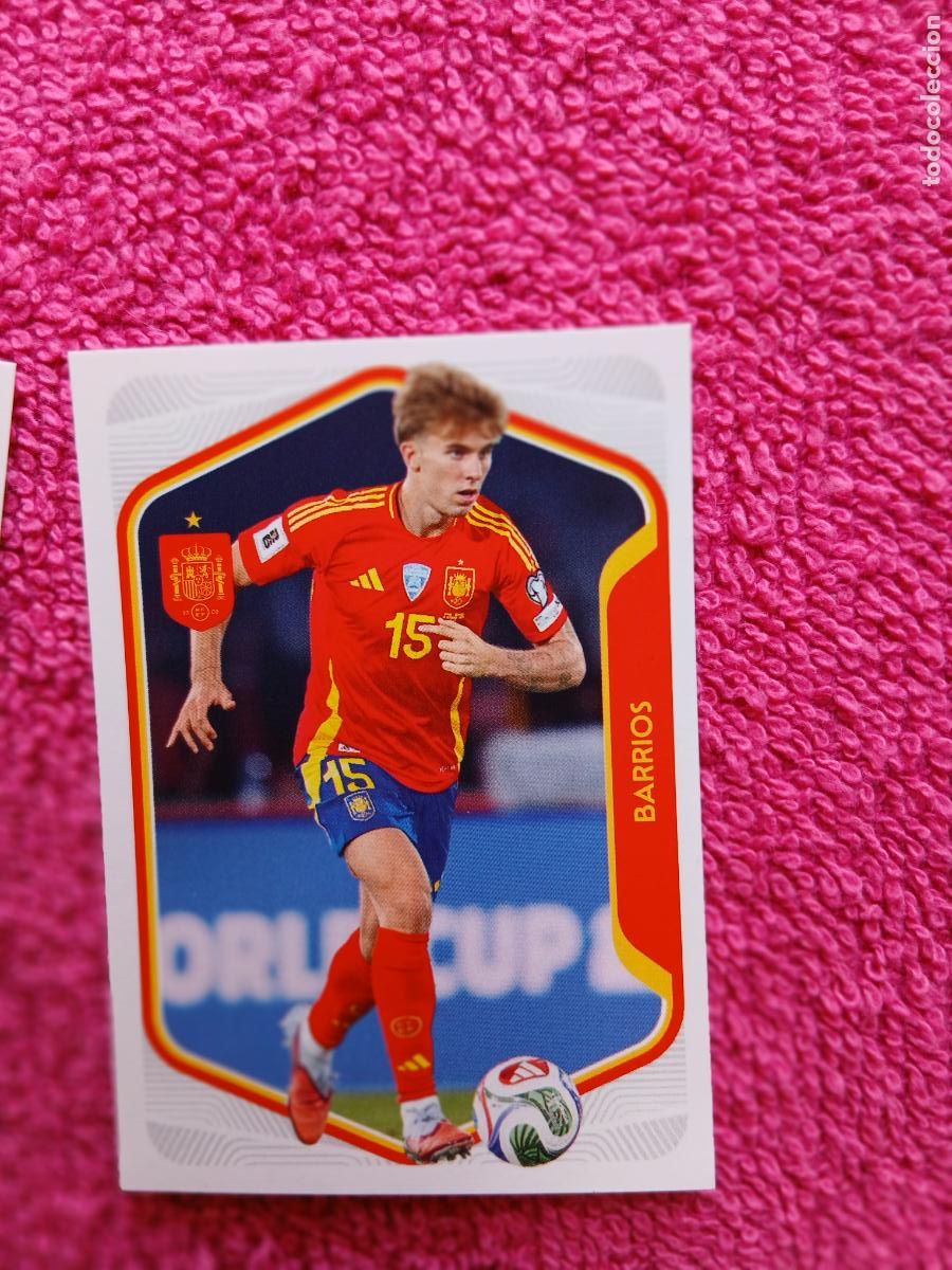 Cromos de f&uacute;tbol: espa&ntilde;a 2026 39 barrios selecci&oacute;n espa&ntilde;ola panini carrefour family (A)