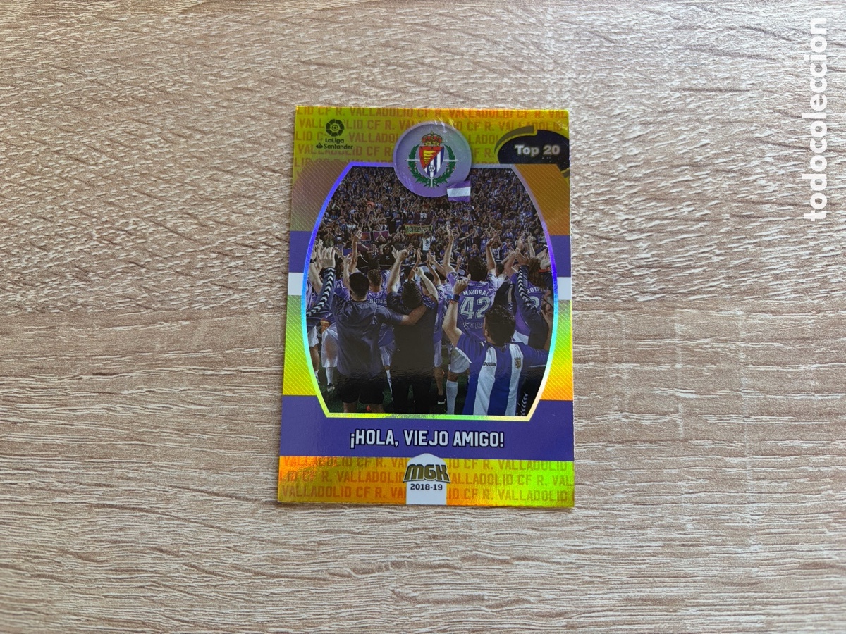 Cromos de f&uacute;tbol: 509 TOP 20 MEGACRACKS MGK 2018 2019 18 19 REAL VALLADOLID CF