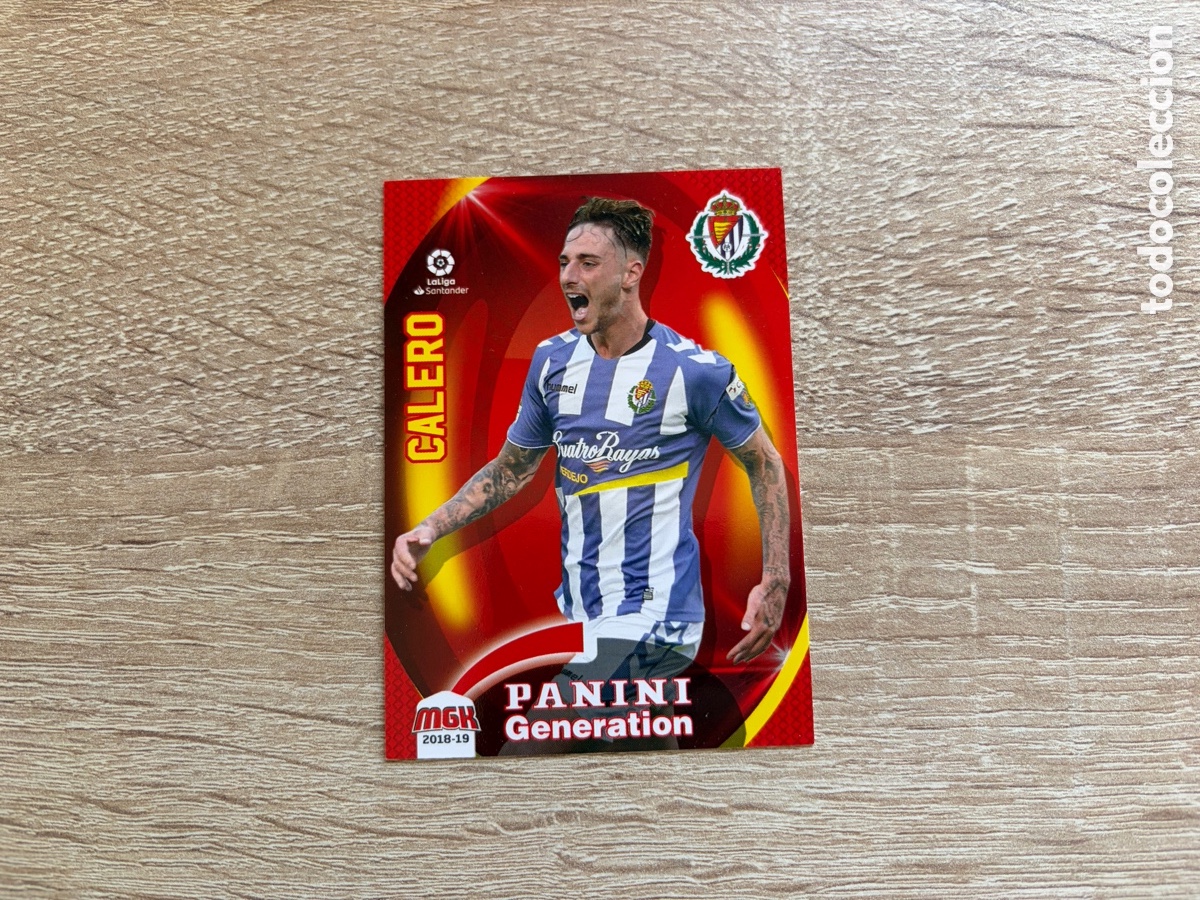 Cromos de Futebol: 510 CALERO PANINI GENERATION MEGACRACKS MGK 2018 2019 18 19 REAL VALLADOLID CF