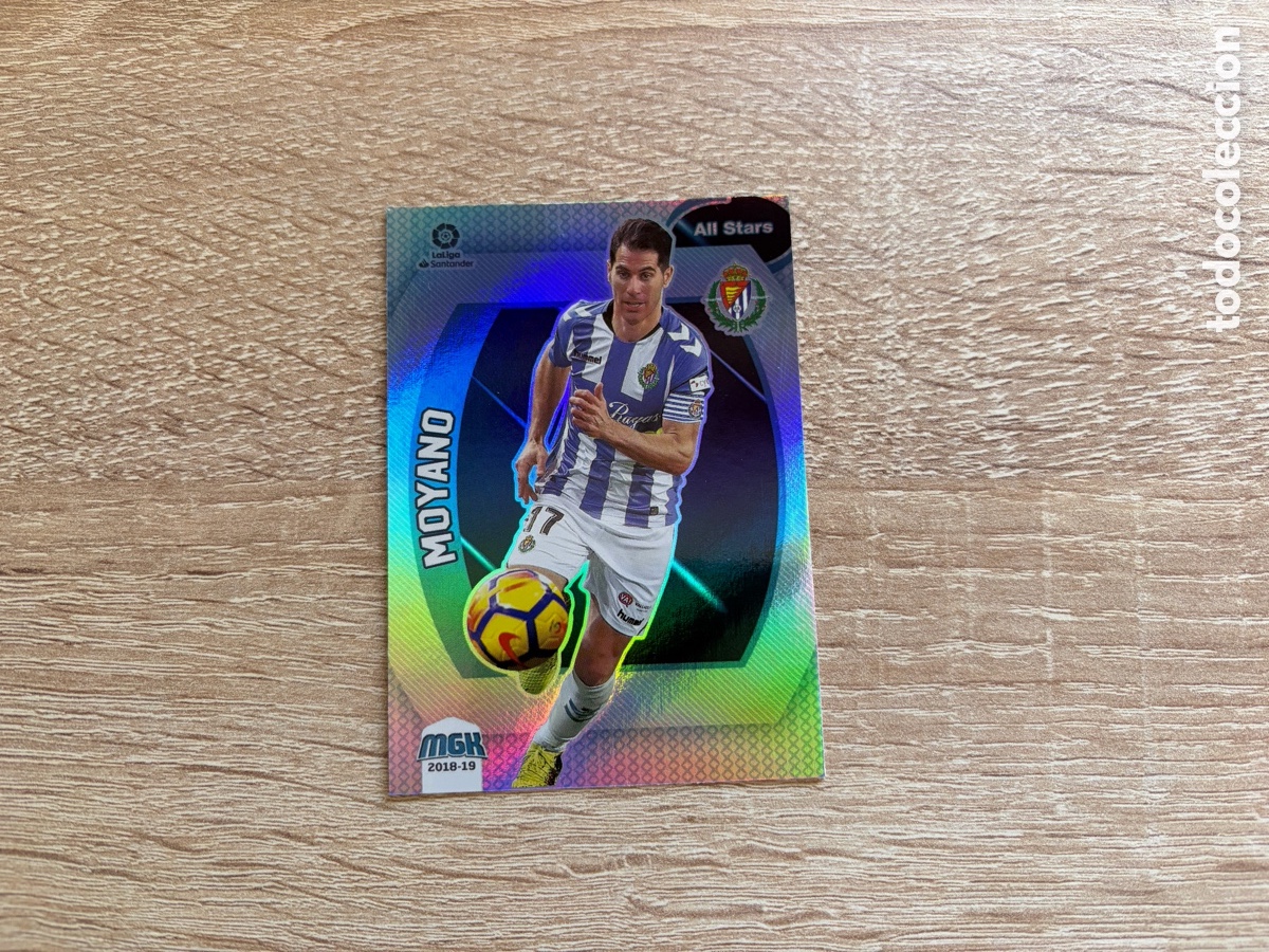 Cromos de f&uacute;tbol: 512 MOYANO ALL STARS PLATA MEGACRACKS MGK 2018 2019 18 19 REAL VALLADOLID CF