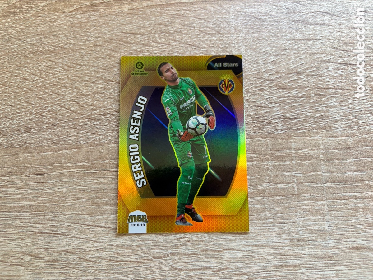 Cromos de f&uacute;tbol: 538 SERGIO ASENJO ALL STARS ORO MEGACRACKS MGK 2018 2019 18 19 VILLARREAL CF