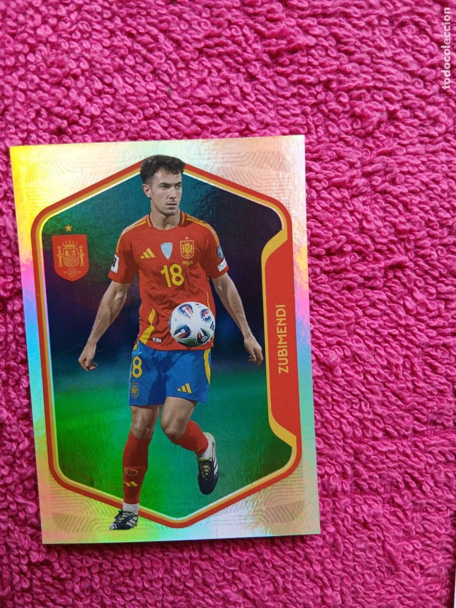 Cromos de f&uacute;tbol: espa&ntilde;a 2026 34 zubimendi elecci&oacute;n espa&ntilde;ola panini carrefour family (A)