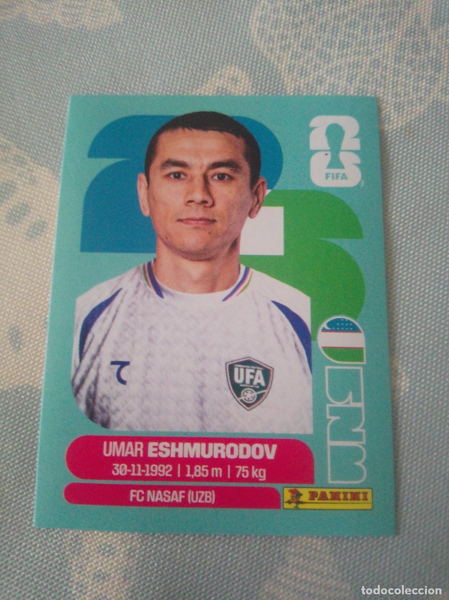 Cromos de f&uacute;tbol: ESHMURODOV UZBEKISTAN UZB 5 MUNDIAL FIFA WORLD CUP 2026 26 PANINI STICKERS NUEVO
